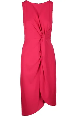 Ralph Lauren Sukienki, Kobieta, Różowy, L, Poliester, Lauren sukienka kobieta