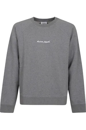 Maison Kitsuné Bluzy, Mężczyzna, Szary, L, Szara Bluza Ss 25 Styl Casualowy