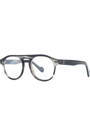Moncler Akcesoria, Kobieta, Szary, ONE SIZE, Szare Okulary Optyczne Damskie Styl Okrągły