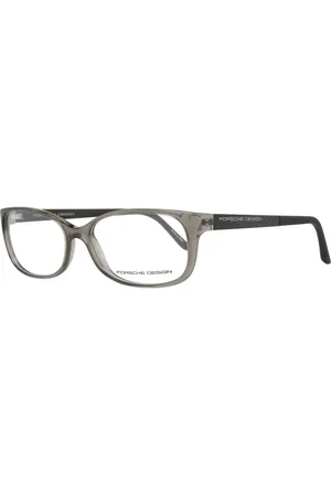 Porsche Design Akcesoria, Kobieta, Szary, ONE SIZE, Szare Okulary Optyczne Damskie Styl Prostokątny