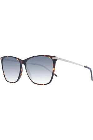 HUGO BOSS Akcesoria, Kobieta, brązowy, ONE SIZE, Brązowe Okulary Przeciwsłoneczne Cat Eye z Gradientem