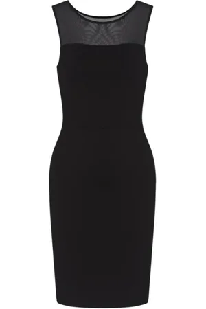 Armani Exchange Sukienki, Kobieta, Czarny, XS, Czarne Sukienki dla Kobiet