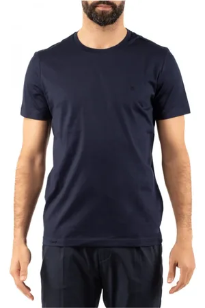 Dondup Koszulki, Mężczyzna, Niebieski, L, Stylowy T-shirt
