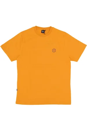 DOLLY NOIRE Koszulki, Mężczyzna, Pomarańczowy, XL, Pomarańczowy T-shirt Downhill z krótkim rękawem