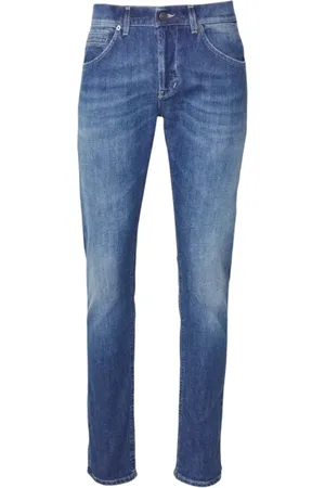 Dondup Jeansy, Mężczyzna, Niebieski, W33, Niebieskie Jeansyy George