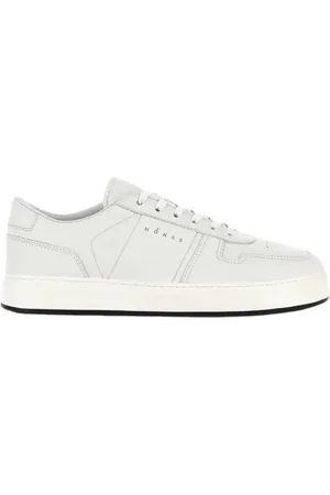 Hogan Buty, Mężczyzna, Biały, 43 EU, Skóra, Sneakersy w stylu koszykarskim