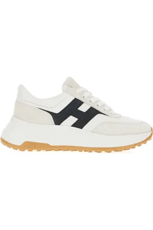 Hogan Buty, Kobieta, Biały, 39 EU, Zamsz, Casual Sneakers dla Mężczyzn i Kobiet