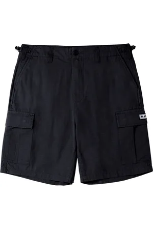 Obey Szorty, Mężczyzna, Czarny, W29, Minimalistyczne Szorty Cargo