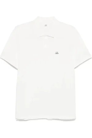 C.P. Company Koszulki, Mężczyzna, Beżowy, 3XL, Polo z logo