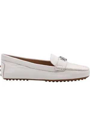 Ralph Lauren Buty, Kobieta, Biały, 40 EU, Klasyczne Mokasyny Pinerolo