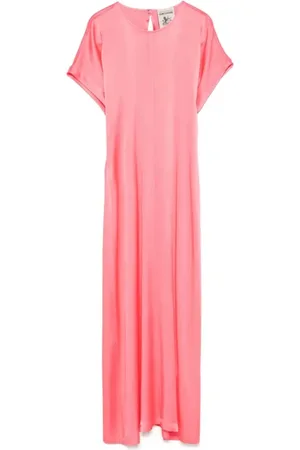 SEMICOUTURE Sukienki, Kobieta, Różowy, S, Sukienka Candy Elga