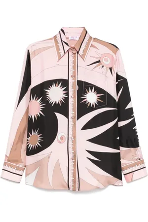 Emilio Pucci Bluzki, Kobieta, Różowy, S, Różowe Koszule dla Kobiet