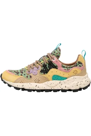 Flower Mountain Buty, Kobieta, Wielobarwność, 38 EU, Zamsz, Buty w Zwierzęcy Wzór