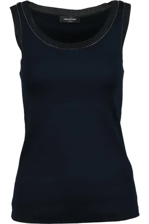 Fabiana Filippi Koszulki, Kobieta, Niebieski, XS, Tshirt