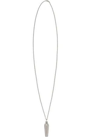 Rick Owens Akcesoria, Mężczyzna, Szary, ONE SIZE, Mosiężny Wisiorek na Szyję