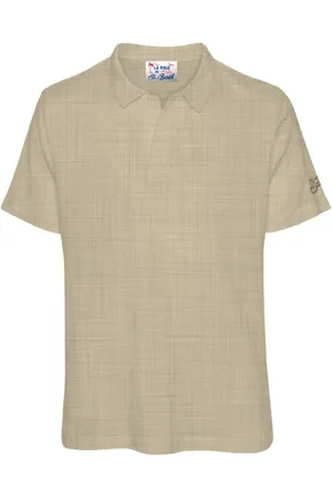MC2 SAINT BARTH Koszulki, Mężczyzna, Beżowy, 2XL, Beżowe T-shirty i Pola