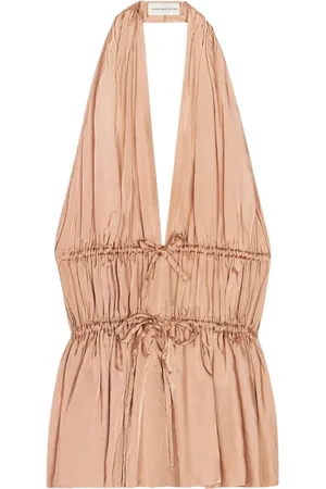 DRIES VAN NOTEN Koszulki, Kobieta, brązowy, M, Bluzka w kolorze dymu