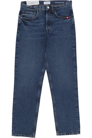 AMISH Jeansy, Mężczyzna, Niebieski, W36, Denim, Męskie Jeansyy Straight Denim