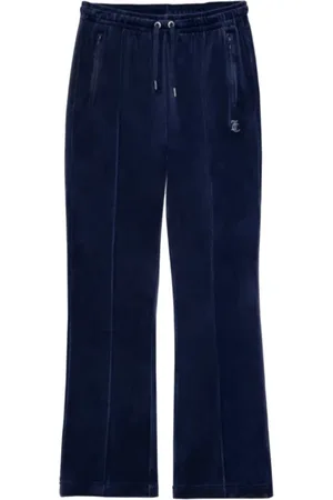 Juicy Couture Spodnie, Kobieta, Niebieski, M, Niebieskie Stylowe Spodnie