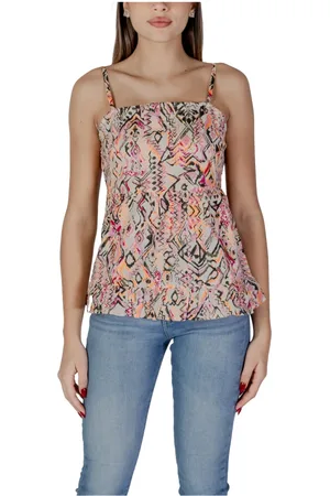 B YOUNG Koszulki, Kobieta, Wielobarwność, M, Wiosna/Lato Damskie T-shirty i Kanwa