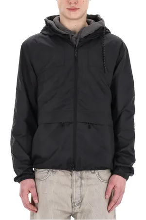 Autry Kurtki, Mężczyzna, Czarny, XL, Nylon, Czarna Kurtka Wiatrówka na Wiosnę-Lato