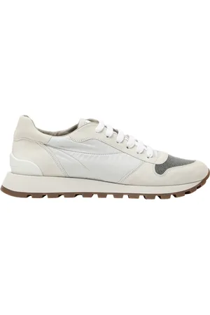 Brunello Cucinelli Buty, Kobieta, Biały, 36 EU, Niskie Sneakersy w Klasycznym Stylu