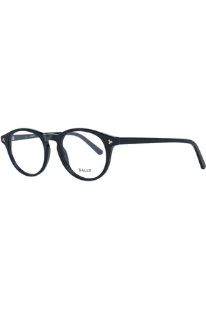 Bally Akcesoria, unisex, Czarny, ONE SIZE, Czarne Okrągłe Okulary Optyczne