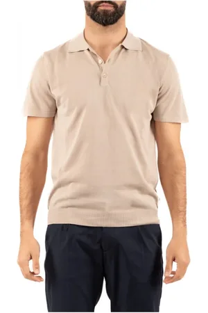 Daniele Fiesoli Koszulki, Mężczyzna, Beżowy, XL, Stylowy Polo Shirt