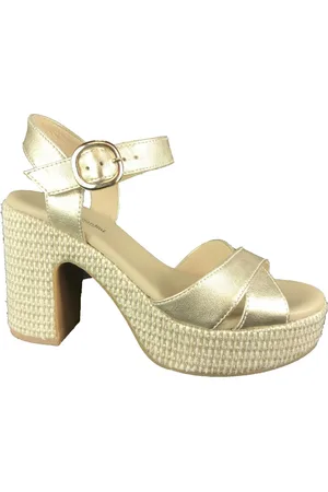 Nero Giardini Buty, Kobieta, Żółty, 38 EU, Stylowy Sandał 1363