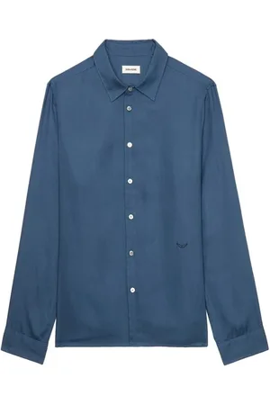 Zadig & Voltaire Koszule, Mężczyzna, Niebieski, XL, Stylowa Koszula dla Mężczyzn