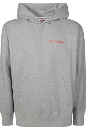 Kenzo Bluzy, Mężczyzna, Szary, M, Kolekcja Oversize Hoodie