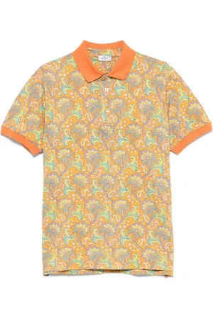 Etro Koszulki, Mężczyzna, Wielobarwność, S, Bawełna, Koszulka Polo Roma