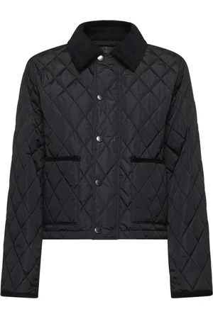 Burberry Kurtki, Kobieta, Czarny, S, Bawełna, Kurtka Witney