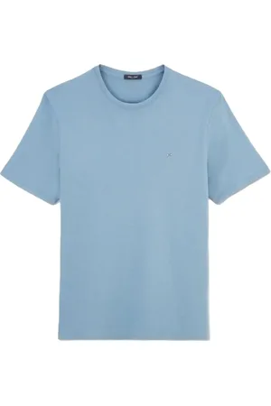 Eden Park Koszulki, Mężczyzna, Niebieski, L, Niebieski T-shirt z krótkim rękawem i okrągłym dekoltem