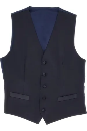 Dolce & Gabbana Garnitury, Mężczyzna, Niebieski, L, Fantazja Bezrękawnik