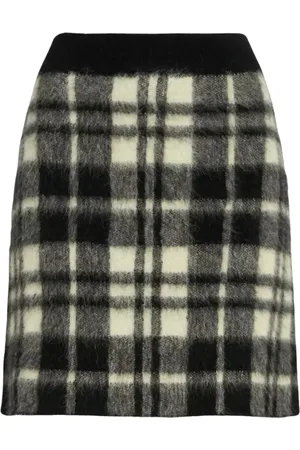 Ralph Lauren Spódnice, Kobieta, Czarny, M, Spódnica mini w kratę