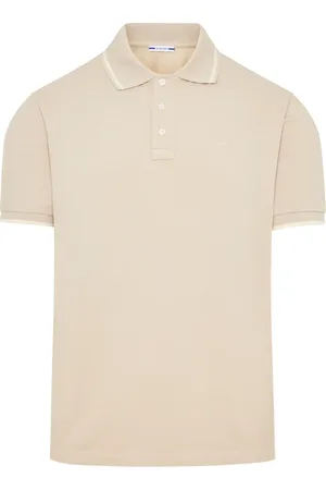 Jacob Cohen Koszulki, Mężczyzna, Beżowy, 2XL, Bawełniana koszulka polo z haftowanym logo