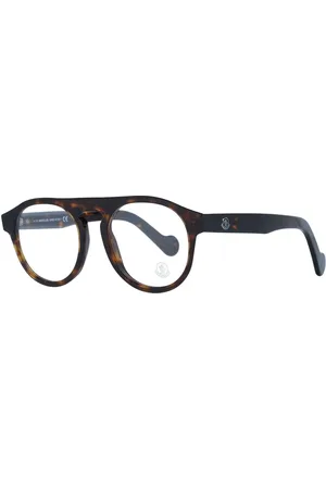 Moncler Akcesoria, Kobieta, brązowy, ONE SIZE, Brązowe Okulary Optyczne Okrągłe Damskie