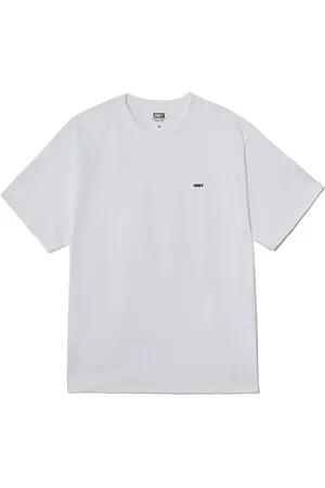 Obey Koszulki, Mężczyzna, Biały, XL, T-shirt z motywem pokoju i logo