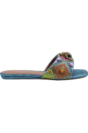 Kurt Geiger Buty, Kobieta, Niebieski, 37 EU, Stylowe Buty Mule dla Kobiet