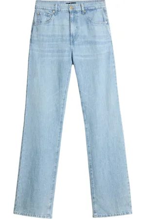 7 for all Mankind Jeansy, Kobieta, Niebieski, W30, Denim, Jasnoniebieskie Jeansyy