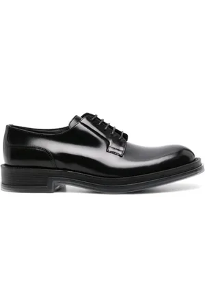 Alexander McQueen Buty, Mężczyzna, Czarny, 42 1/2 EU, Sznurówki skórzane męskie