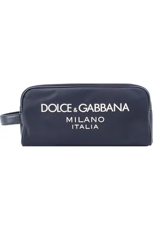 Dolce & Gabbana Torebki, Mężczyzna, Niebieski, ONE SIZE, Nylon, Niebieskie Akcesoria Torba na zamek błyskawiczny Nylon