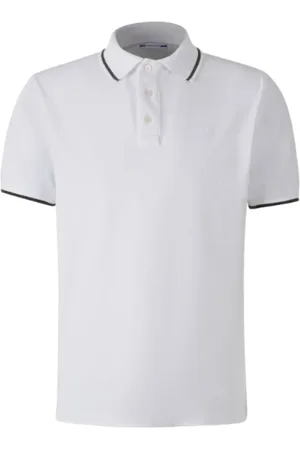 Jacob Cohen Koszulki, Mężczyzna, Biały, M, Białe T-shirty i Pola