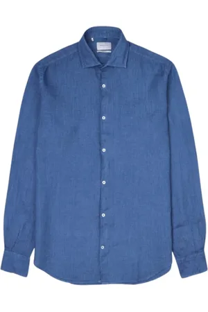 BROOKSFIELD Koszule, Mężczyzna, Niebieski, 3XL, Niebieskie Koszule Casualowe