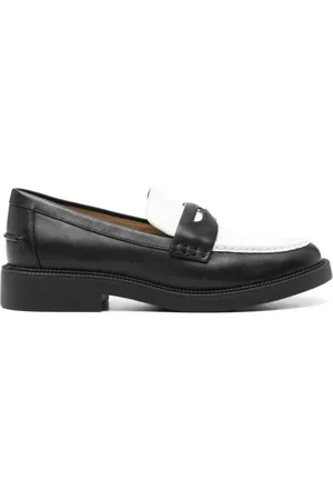 Michael Kors Buty, Kobieta, Czarny, 37 EU, Czarne Skórzane Sandały z Logo