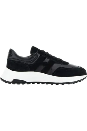 Hogan Buty, Mężczyzna, Czarny, 44 EU, Czarne płaskie buty