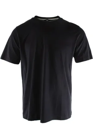 HERNO Koszulki, Mężczyzna, Niebieski, M, Niebieski Bawełniany T-shirt Męski