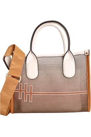 Hispanitas Torebki, Kobieta, brązowy, ONE SIZE, Len, Stylowa Torba Crossbody