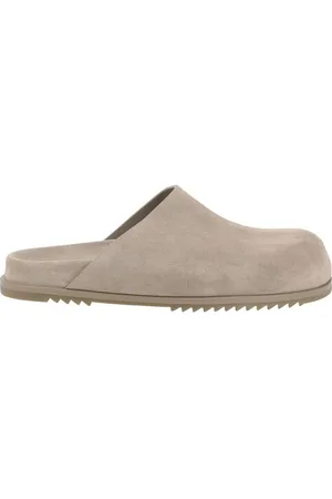 Rick Owens Buty, Kobieta, Beżowy, 39 EU, Zamsz, Zamszowe Mules dla Eleganckiego Stylu